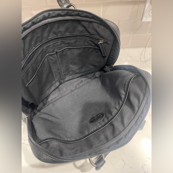 Fossil Leather Laptop Briefcase messenger Bag NO LONG STRAP - Picture 3 of 7